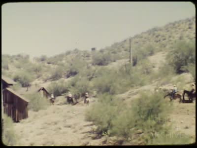 1953: Wickenburg, Ariz., horseback riding