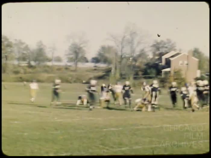 1947 (circa): Part 2 Football Game; Hill or Muren?