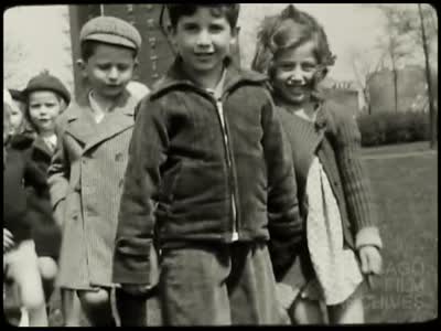 1937-1938: Anshe Emet Kindergarten Lincoln Park Outing