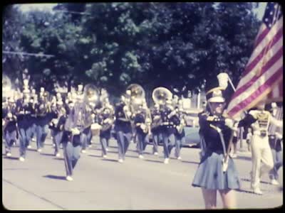1941: Parade & Carl Sandburg High School Marching Band