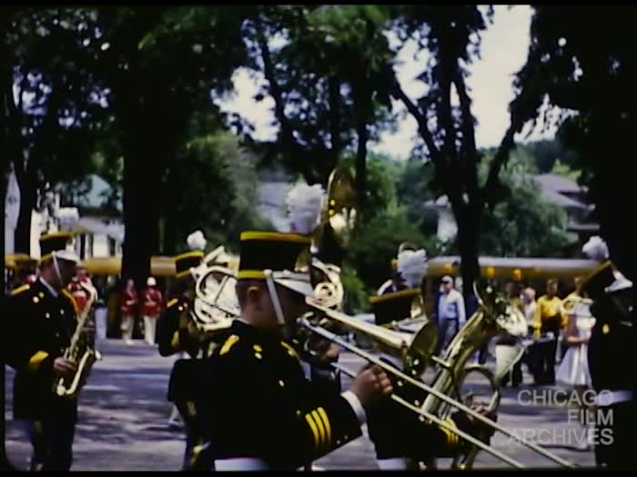 1954: Epworth League Picnic - Mt. Greenwood Parade Scouts - Cub Park - Missionary in Backyard