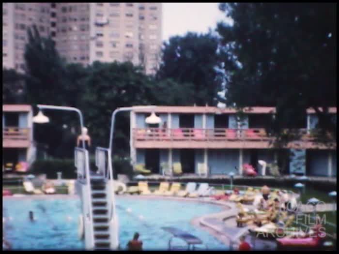 1962 circa: Swimming Pool Chicago