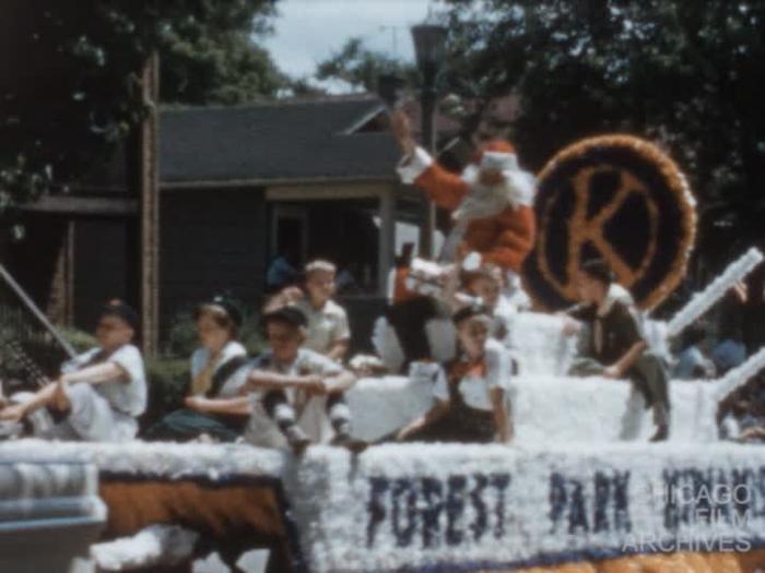 1956-1962: Forest Park - Centennial Parade - Xmas - Sharon as Baby