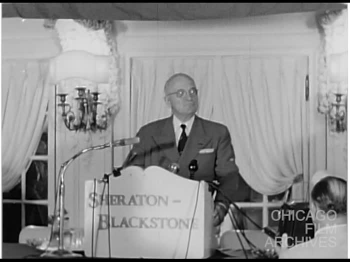 First Truman Press conf. the day after he first arrived for the convention
