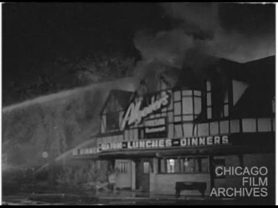 Allgauer Restaurant Fire Chicago Negative Trims 5/13/58