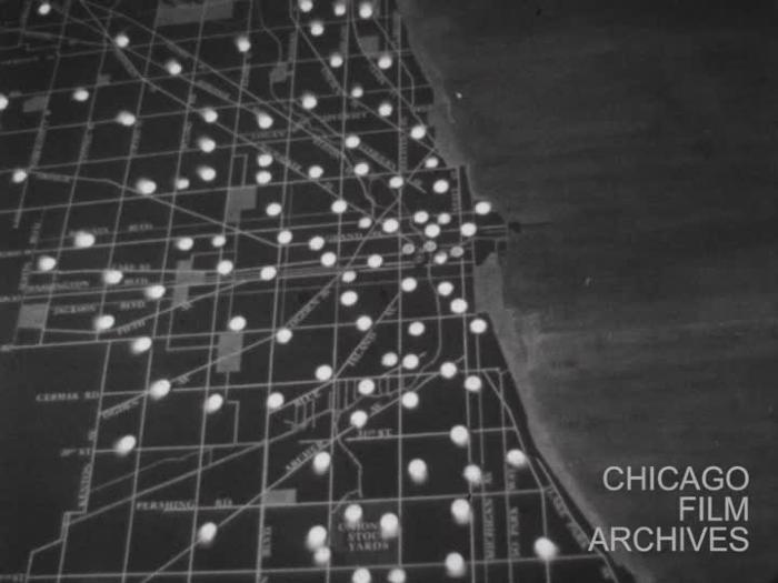 1958 Chicago...Civil Defense Test...A-Bomb Attack Evacuation