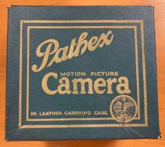 Pathex Motion Picture Camera in Leather Carrying Case