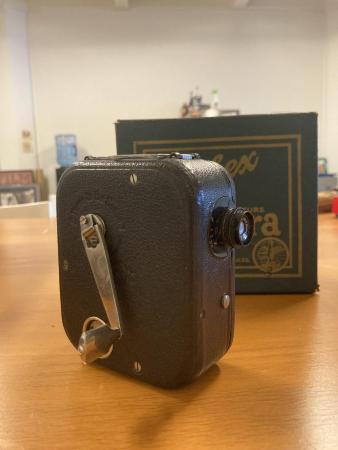 Pathex Motion Picture Camera in Leather Carrying Case