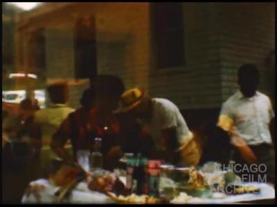1961: Russ - Picnic - Lions Club & Party Double Exposure