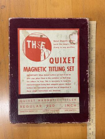 Quixet Magnetic Titling set box lid