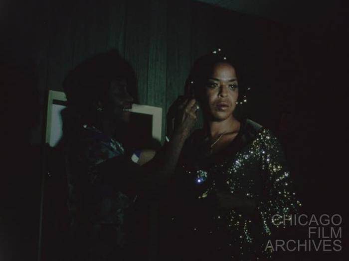 [Della Reese and Nipsey Russell at the Roberts Motel]