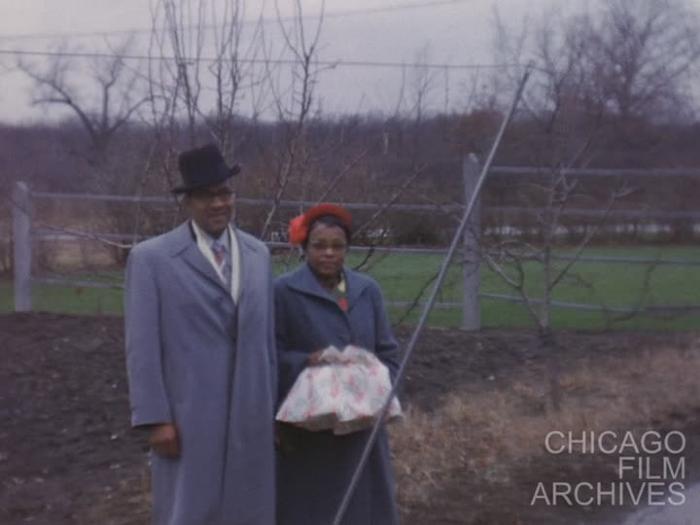 [1947 ca: Jr. and Mom - New House]