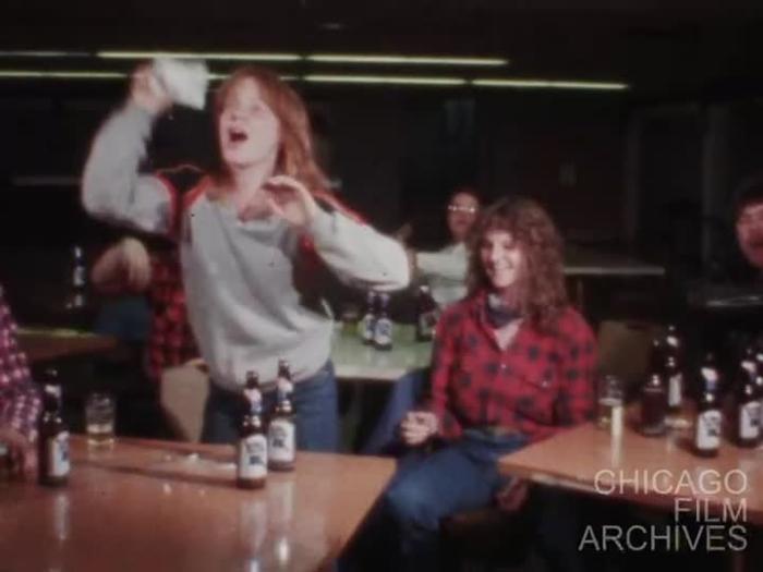 I start stripping at a bar on the South side as people start throwing things at me. I start over again. March 1982.