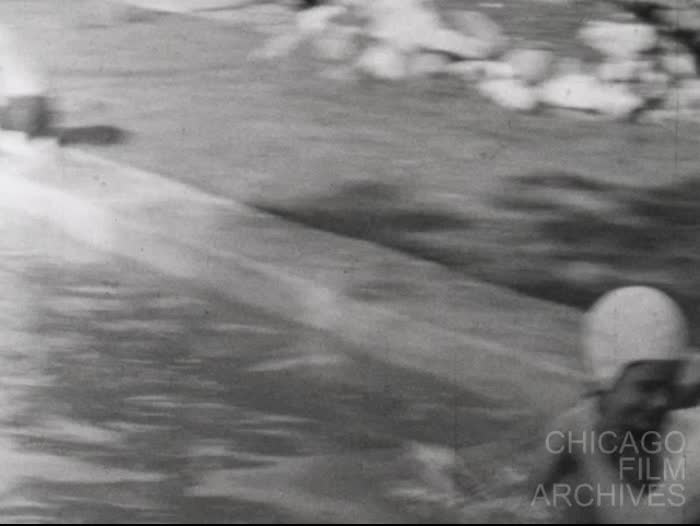 1948 September: Van's pool, Susan 1st pic