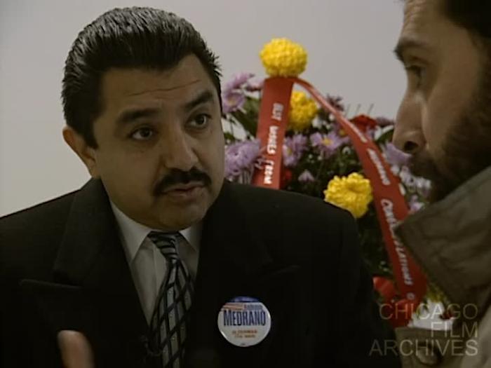 Interview with Chuck Bowen [Cont.] / Door to Door with Ald. Ambrosio Medrano