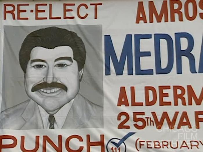 Chicago Visuals / Postering with Frank Avila Campaign Workers / Medrano Campaign Sign / Office Interview with Ald. Ambrosio Medrano