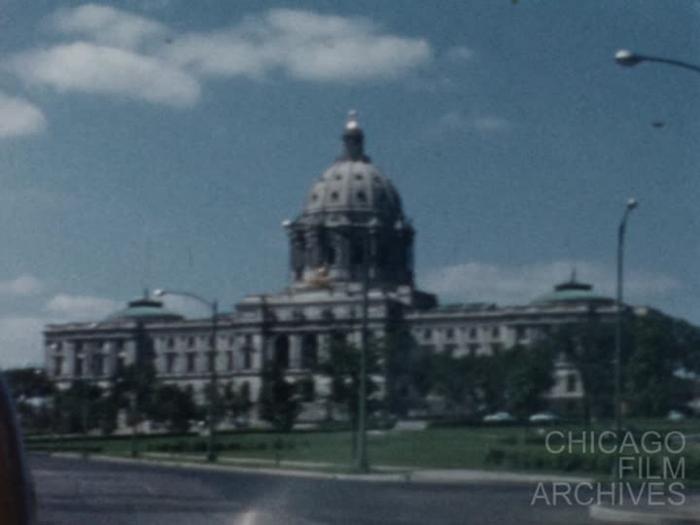 Starved Rock - Leo / Mr. [Ellmay?] / Dorothy [Darling?] / St. Paul - Dad / Aug. 1955