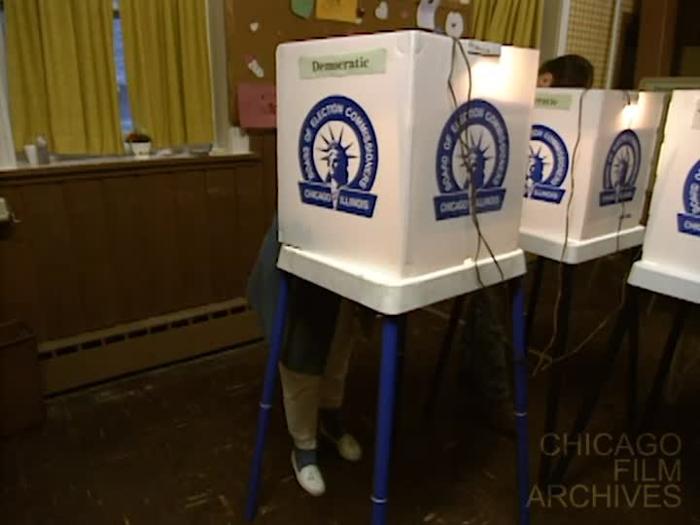 Unusual Polling Sites [Cont.] / Bringing Elean Straub to the Polls