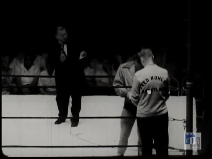 [Wrestling TV show]: Tiny York vs Johnny Gilbert - Ricki Starr vs Hans Herman