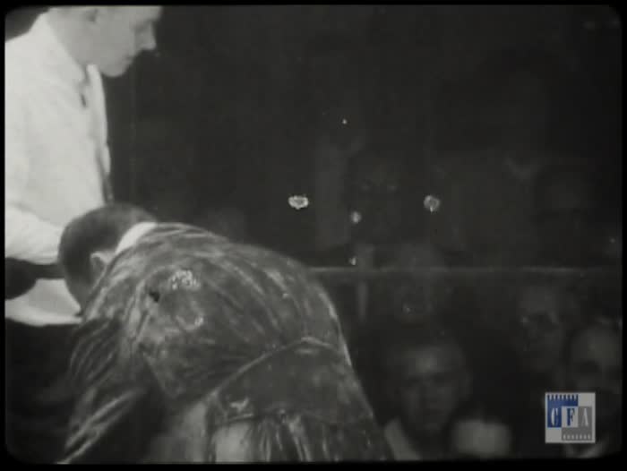[Wrestling TV show]: Verne Gagne vs Don Leo Jonathan 