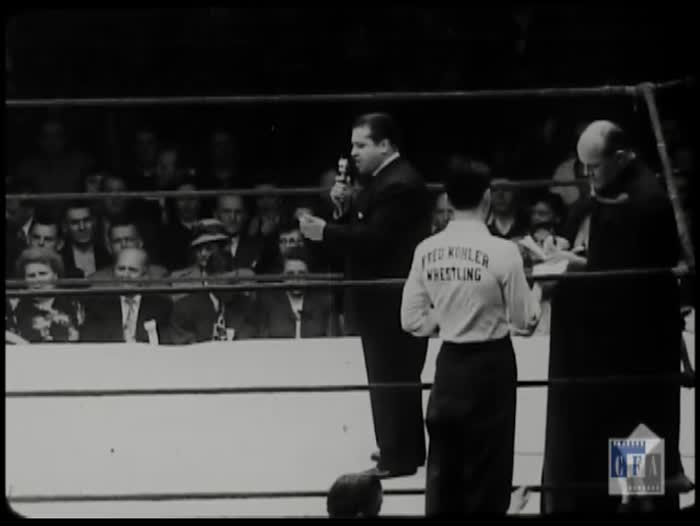 [Wrestling TV show]: Fritz Von Schacht vs Farmer Don Marlin