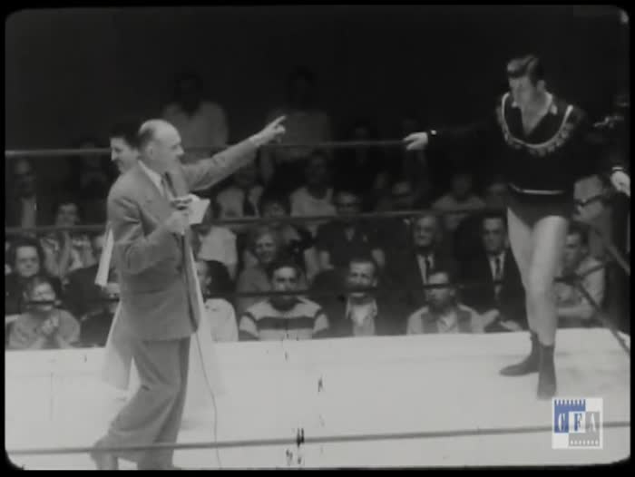 [Wrestling TV show]: Baron Arena vs Sonny Meyers, Cowboy Carlson vs Vincent Lopez